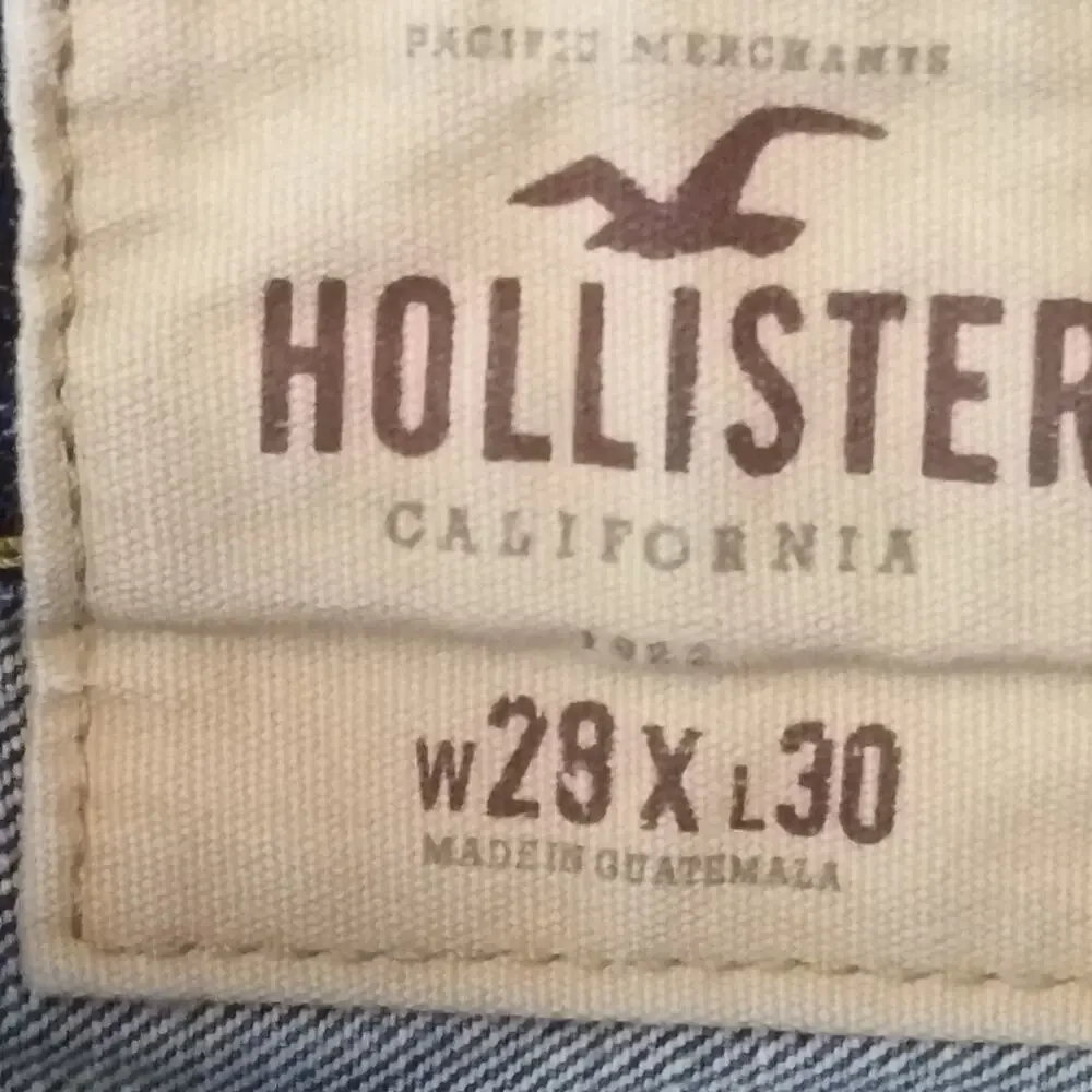 Vintage Y2K Hollister 100% Cotton Skinny Button Fly Denim Jeans Size 29x30